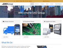 Tablet Screenshot of daogroup.com